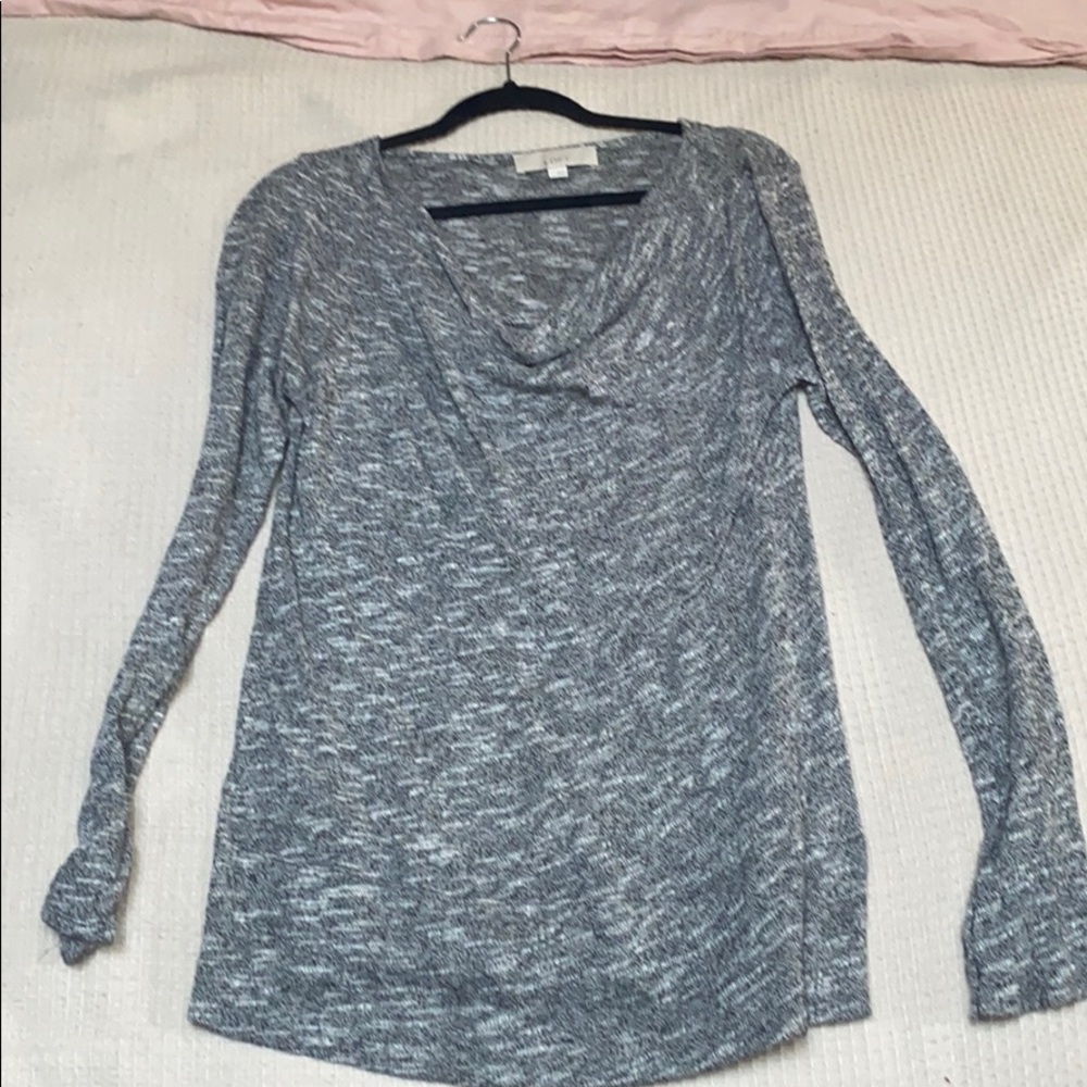LOFT grey long sleeve